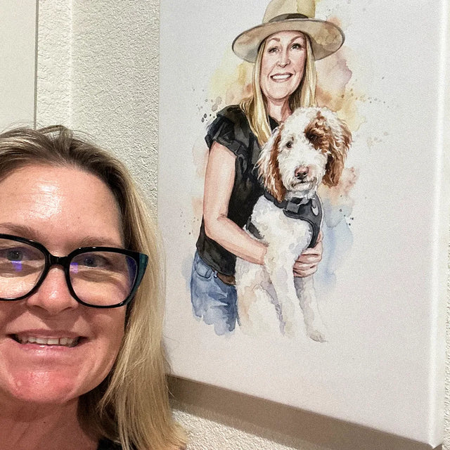 Framed personalized artwork