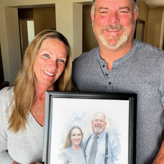 Framed personalized artwork