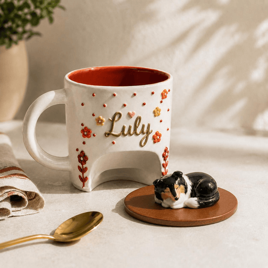 Custom 3D Pet Mug - Watercolor Art by PaintMySoul