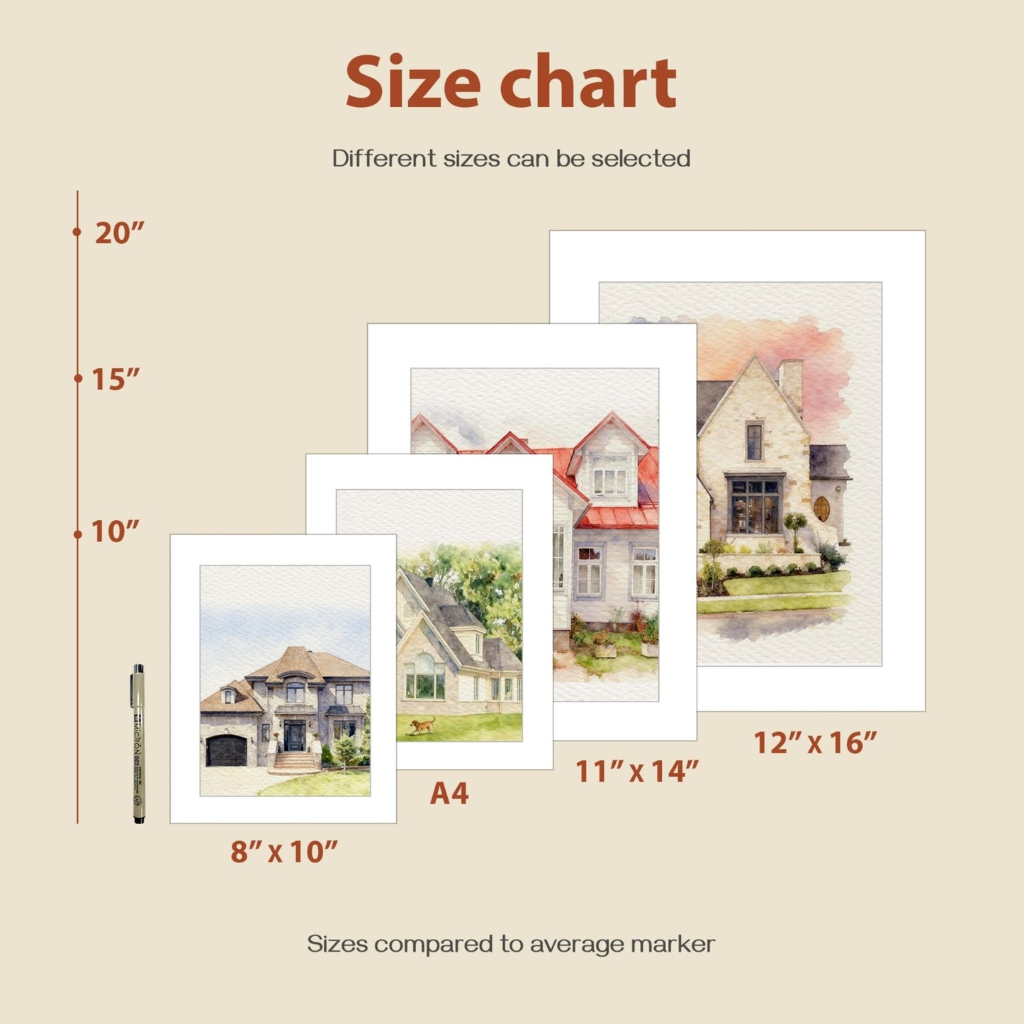 Custom Home & Pet Watercolor Portrait | Watercolor Art by PaintMySoul