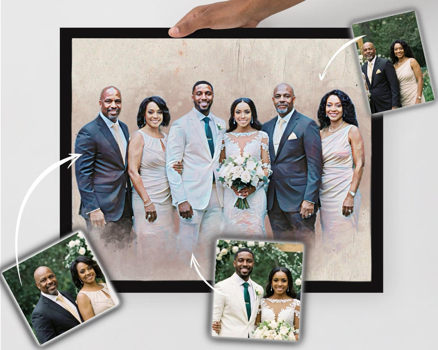 Custom Memorial Watercolor Portrait | Watercolor Art by PaintMySoul