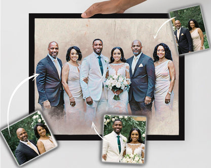Custom Memorial Watercolor Portrait | Watercolor Art by PaintMySoul