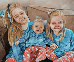 Custom child watercolor gift