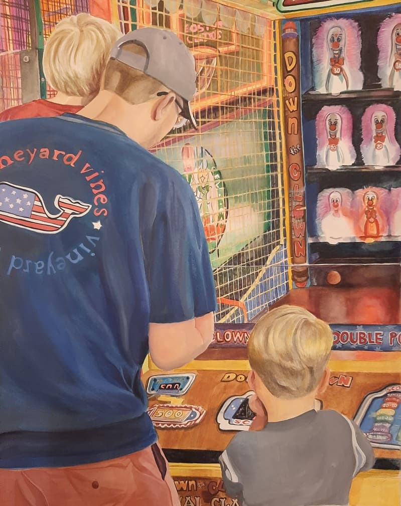 Family Watercolor Portrait · Artwork #009