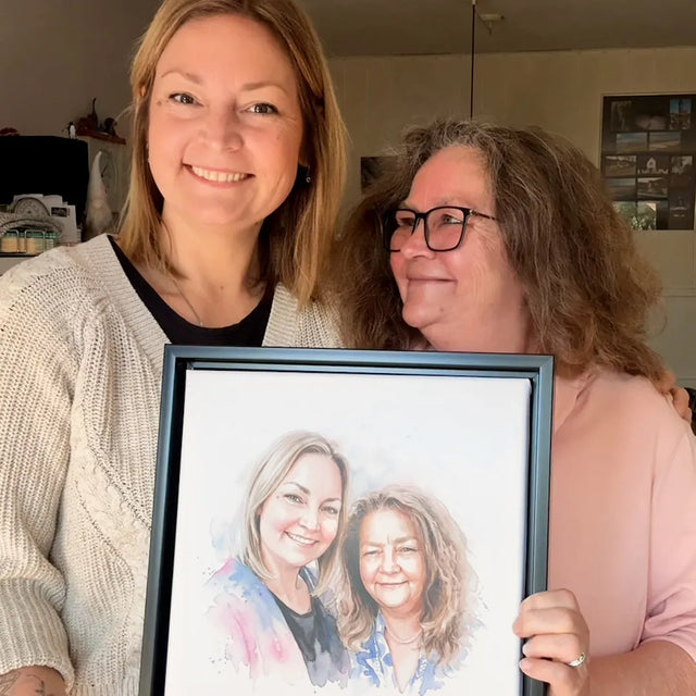 Framed personalized artwork